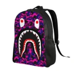 Plecak Bape Shark w kamuflażu hip hopowym, wodoodporny, do szkoły, na studia, na wycieczki, na kemping, dla dorosłych, chłopców, dziewcząt Other | Sklep EMPIK.COM