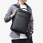 Elegancki Plecak Skórzany na Laptopa 15,6 cala z Portem USB – Stylowy – Evelior