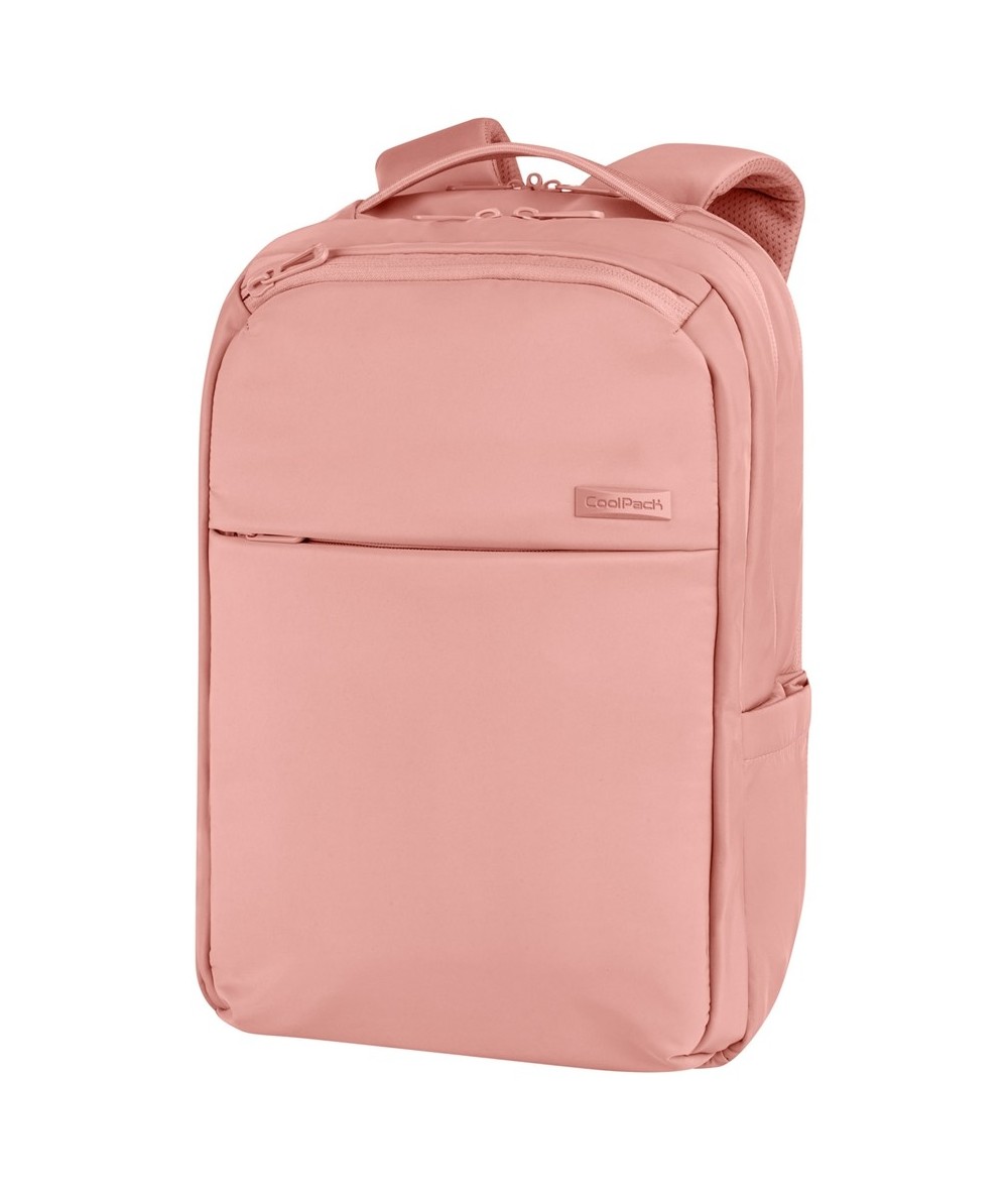 elegancki-plecak-na-laptopa-damski-259nzy-1.jpg Plecak damski do pracy CoolPack BOLT na laptop 15,6" POWDER PINK różowy - obrazek 1
