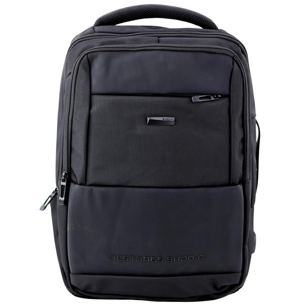 plecak-biznesowy-423wtu-1.jpg LeanToys Plecak biznesowy z USB czarny 26L sklep Bee.pl - obrazek 1