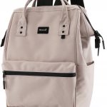 Himawari Plecak damski 124 na laptopa 15" z Usb wodoodporny beżowy (6972821265903)