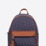 Granatowy plecak damski z monogramem WITTCHEN 99 4Y 523 7 Plecaczki | Sagana.pl