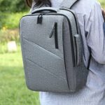 PLECAK NA LAPTOPA TORBA 2w1 SZARY USB 15 15,6 CALI
