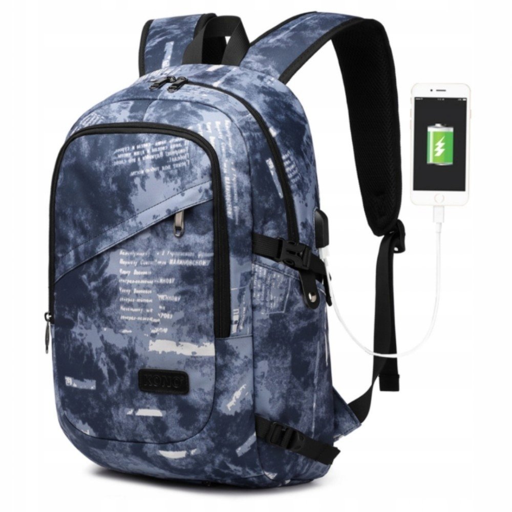 plecak-do-szkoly-sredniej-940ine.jpg Plecak do Liceum Sportowy na Laptopa 15,6 USB A4 Wodoodporny Compact - obrazek 1