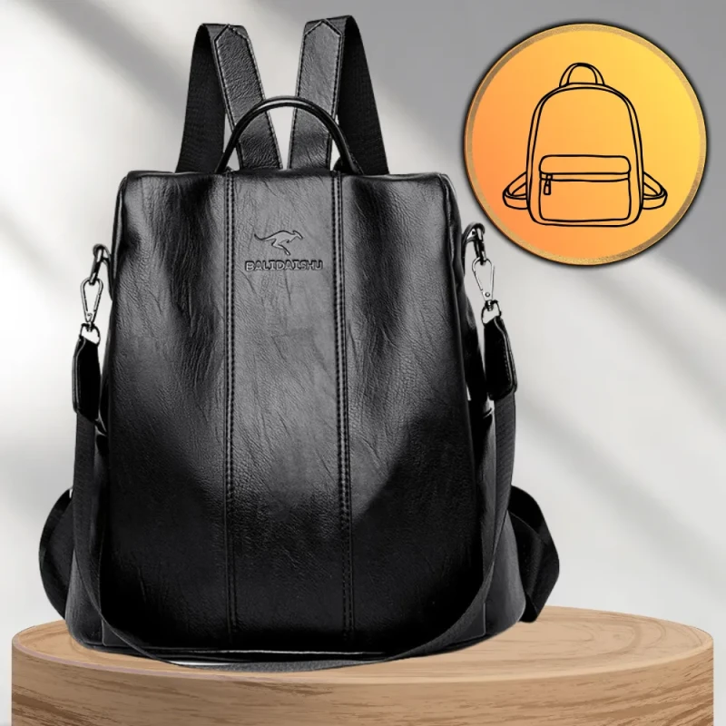 plecak-elegancki-583xxh.webp Plecak elegancki skórzany damski czarny szkolny Plecaki damskie | Torebki, plecaki, dodatki Edibutik.pl - obrazek 1