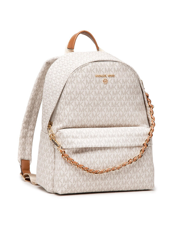 plecak-mk-475qdz-1.jpg Plecak MICHAEL Michael Kors Slater 30T0G04B6B Biały | Eobuwie.com.pl - obrazek 1