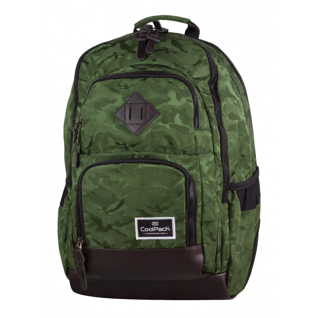 plecak-mlodziezowy-dla-chlopaka-841arw.jpg Plecak młodzieżowy CoolPack Unit Jacquard Army Green dla chłopaka plecak tornister.pl - obrazek 1