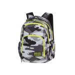 Plecak szkolny COOLPACK BREAK CAMO YELLOW NEON szare moro żółty neon dla młodzieży plecak tornister.pl