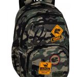 Plecak moro z naszywkami CoolPack DANGER dla chłopaka PICK 23L