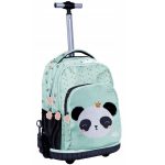 Plecak na kółkach dla dziewczynki, panda, niebieski, Paso Paso | Sklep EMPIK.COM