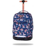 Plecak na kółkach dla dziewczyn CoolPack do szkoły w lamy granatowy 29L