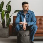 ETHAN czarny skórzany plecak męski na laptopa