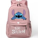 Disney Stitch plecak szkolny Kawaii wodoodporne plecak o dużej pojemności • Opinie Allegro