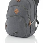 Plecak firmy Travelite z kolekcji Basics Melange, poliester kolor szary 96308 04