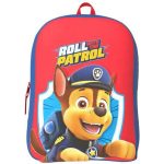 Paw Patrol Plecak Psi Patrol z dużą komorą główną oraz regulowanymi i wyściełanymi paskami Rozmiar plecaka Psi Patrol 32,5 cm i wytłoczony wzór 3D EVA z postaciami Psiego Patrolu | Moda Paw