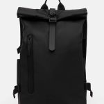 Rains plecak 14340 Backpacks kolor czarny duży gładki | Answear.com