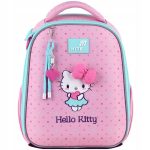 Tornister szkolny ortopedyczny dla dziewczynki do 1 klasy Hello Kitty Kite