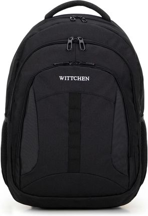 wittchen-plecaki-592tka-1.jpg Wittchen Plecak Z Kieszenią Na Laptopa 15,6" Czarny - obrazek 1